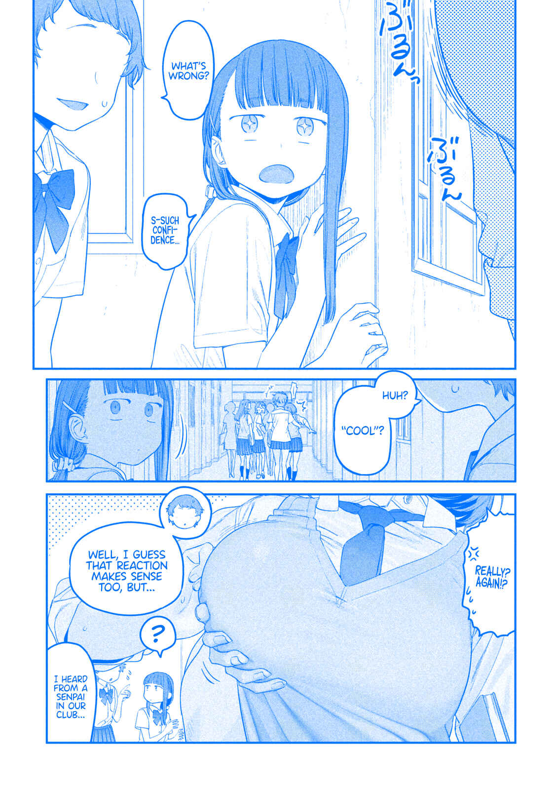 Page 9 Chapter 50 Getsuyoubi no Tawawa (Blue) (Fan Colored)