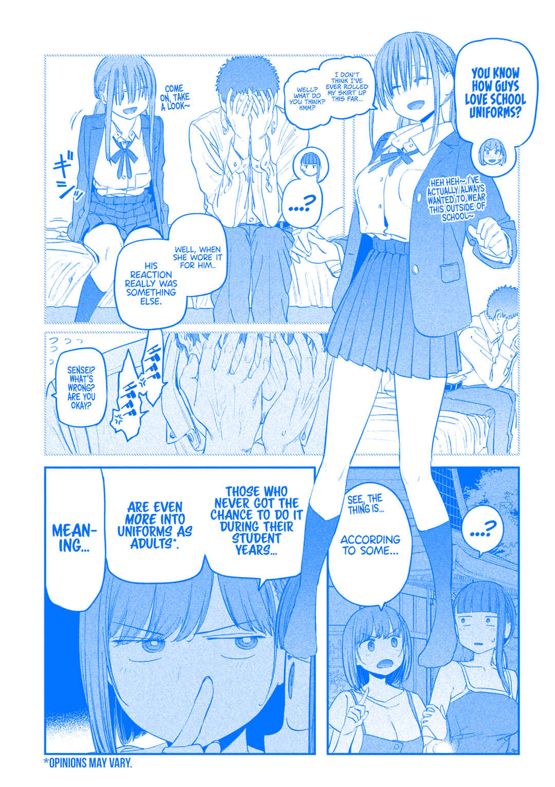 Page 10 Chapter 62 Getsuyoubi no Tawawa (Blue) (Fan Colored)