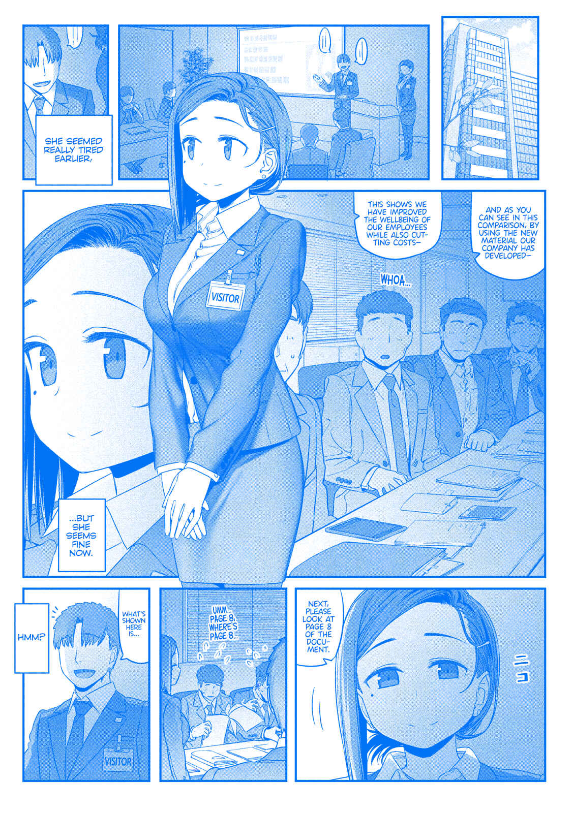 Page 8 Chapter 4 Getsuyoubi no Tawawa (Blue) (Fan Colored)