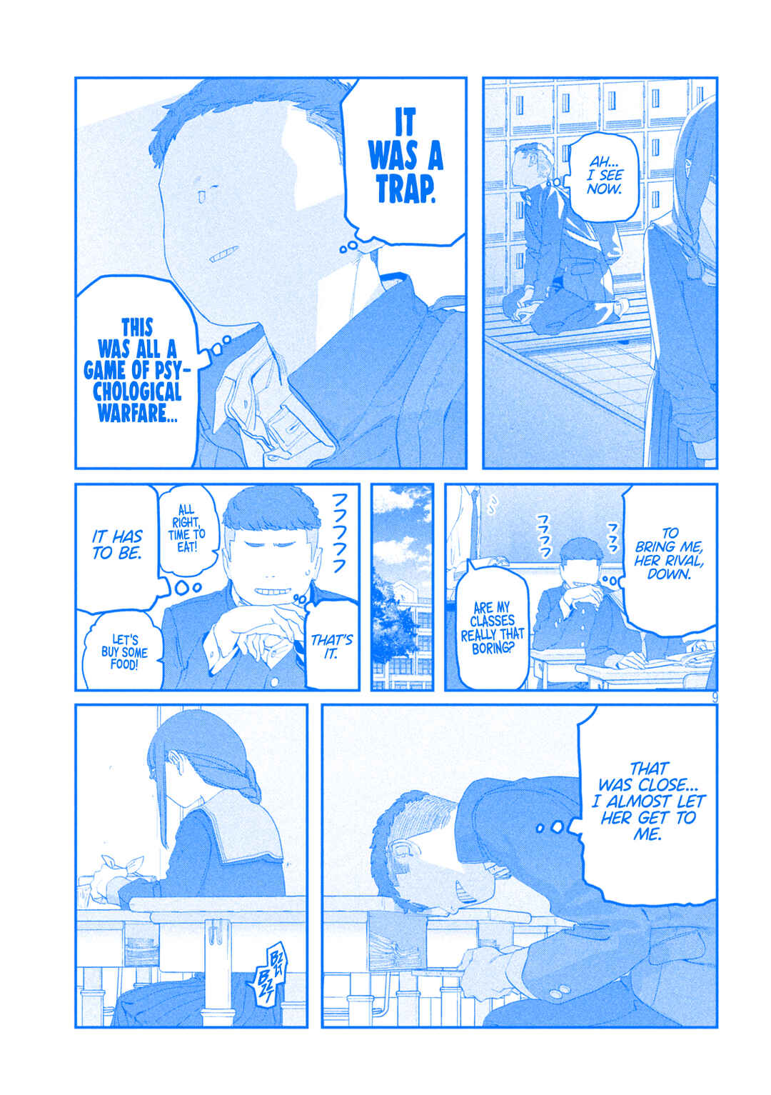 Page 10 Chapter 108 Getsuyoubi no Tawawa (Blue) (Fan Colored)