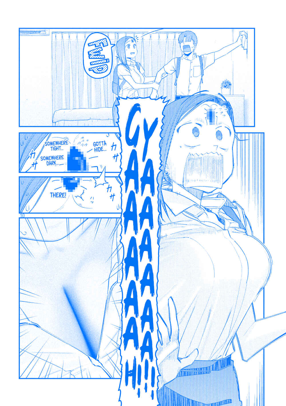 Page 10 Chapter 55 Getsuyoubi no Tawawa (Blue) (Fan Colored)