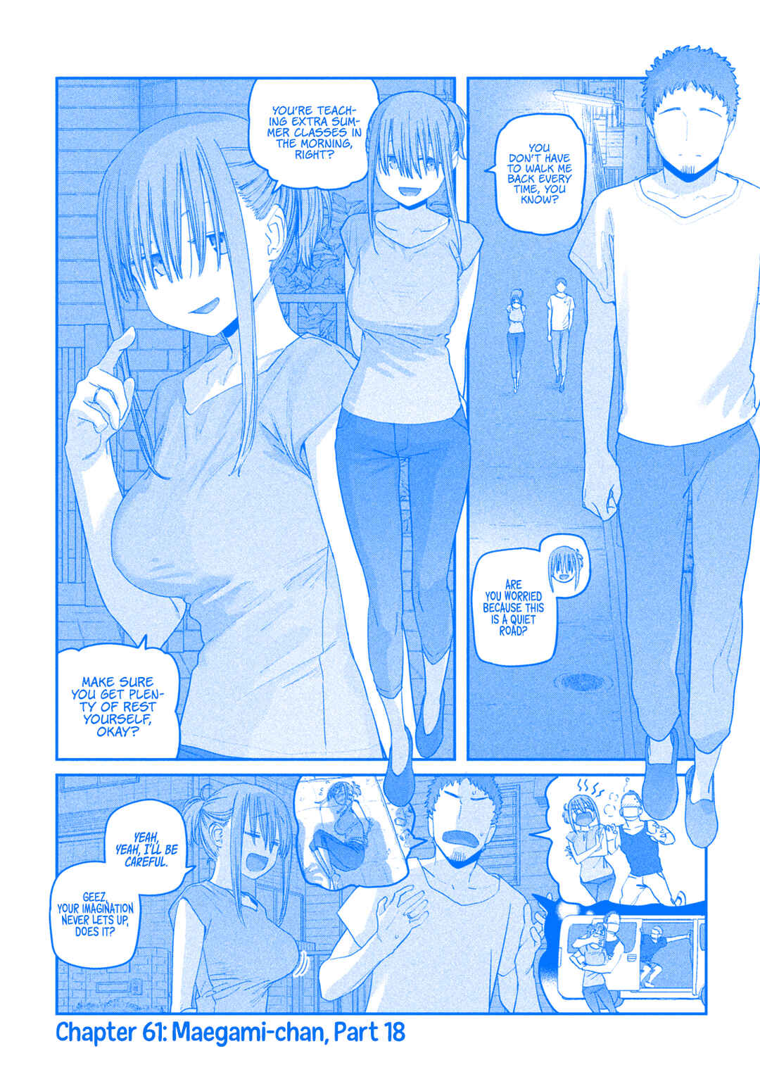 Page 2 Chapter 61 Getsuyoubi no Tawawa (Blue) (Fan Colored)