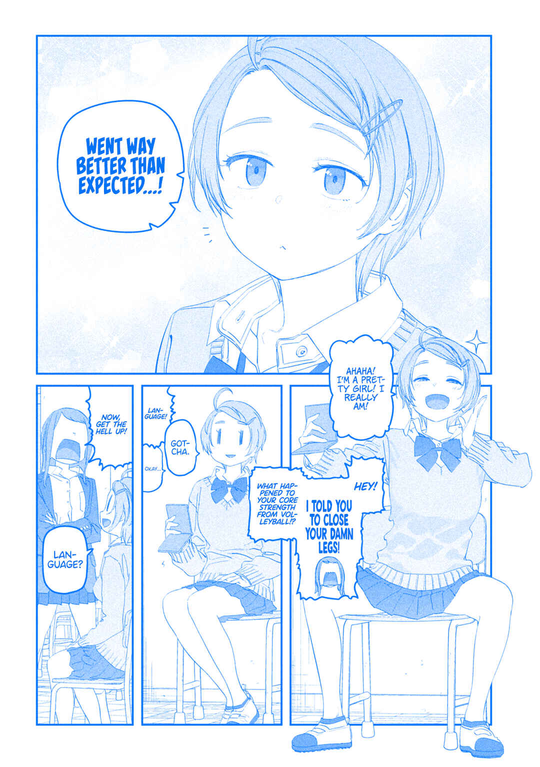 Page 3 Chapter 97 Getsuyoubi no Tawawa (Blue) (Fan Colored)