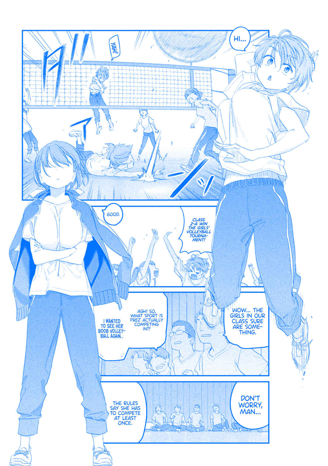 Page 11 Chapter 105 Getsuyoubi no Tawawa (Blue) (Fan Colored)