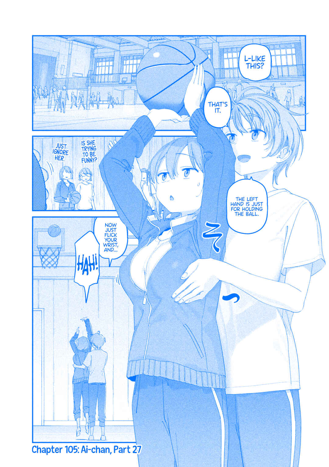 Page 4 Chapter 105 Getsuyoubi no Tawawa (Blue) (Fan Colored)