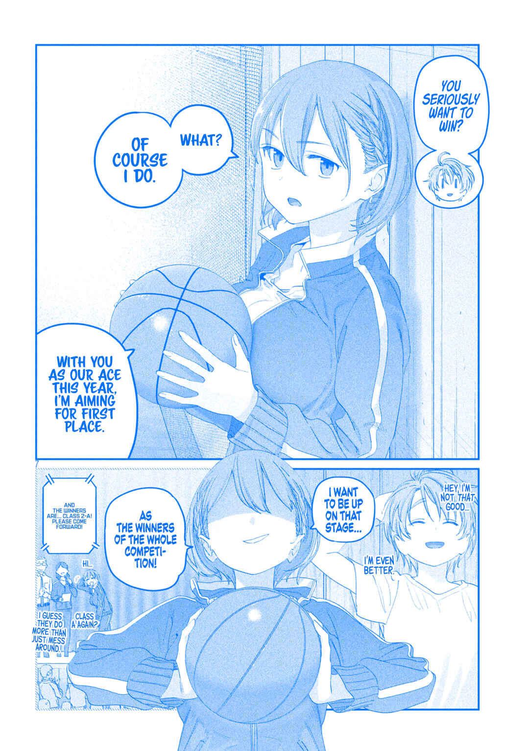 Page 9 Chapter 105 Getsuyoubi no Tawawa (Blue) (Fan Colored)