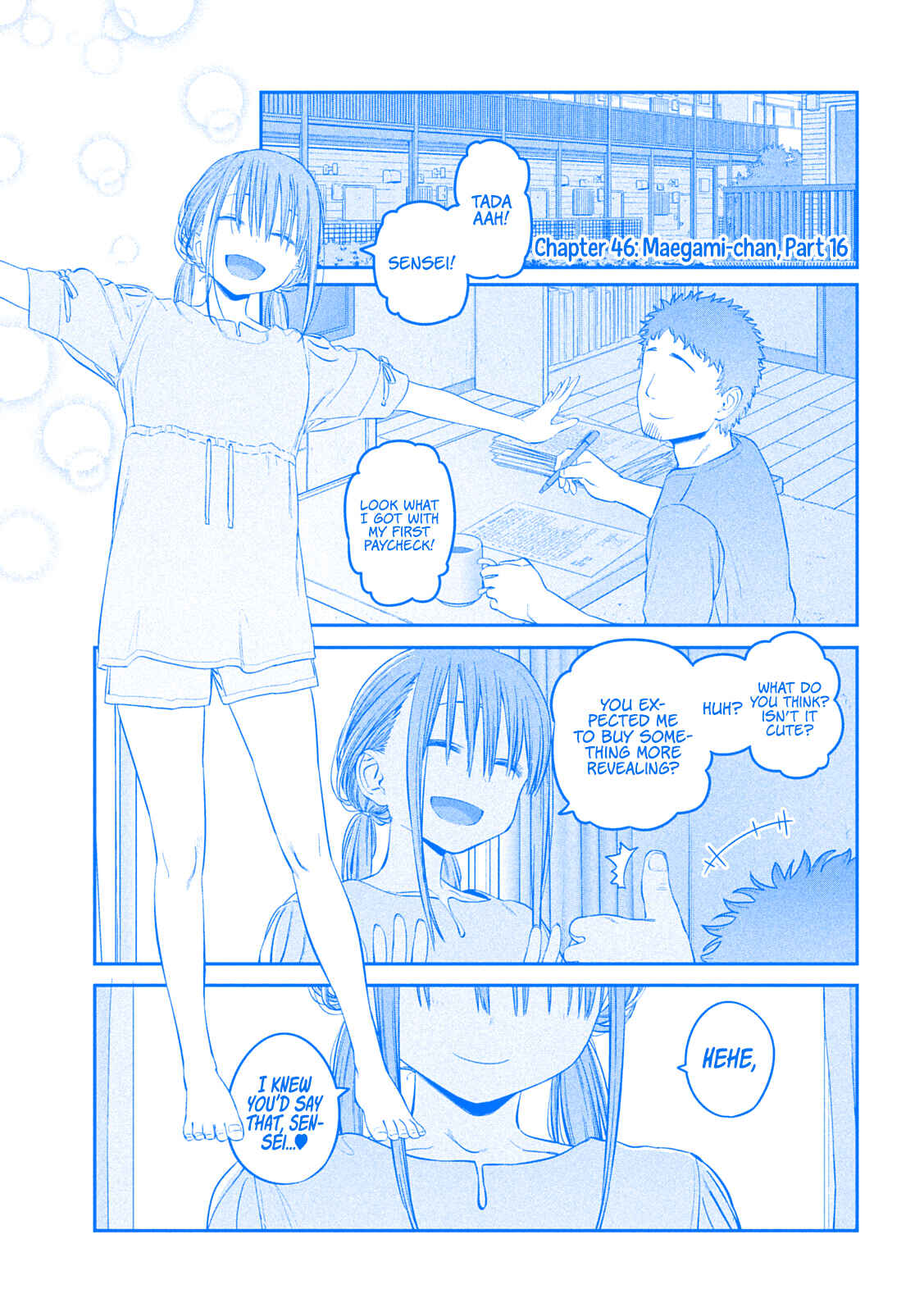 Page 1 Chapter 46 Getsuyoubi no Tawawa (Blue) (Fan Colored)