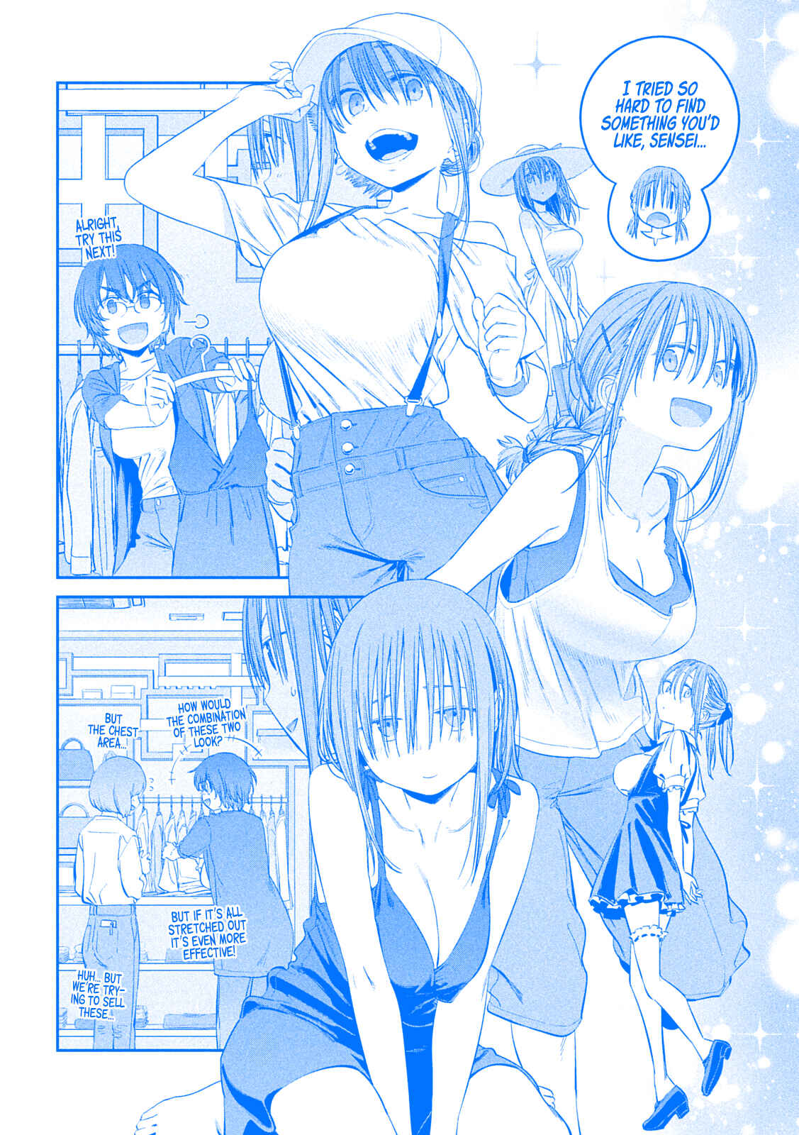 Page 4 Chapter 46 Getsuyoubi no Tawawa (Blue) (Fan Colored)