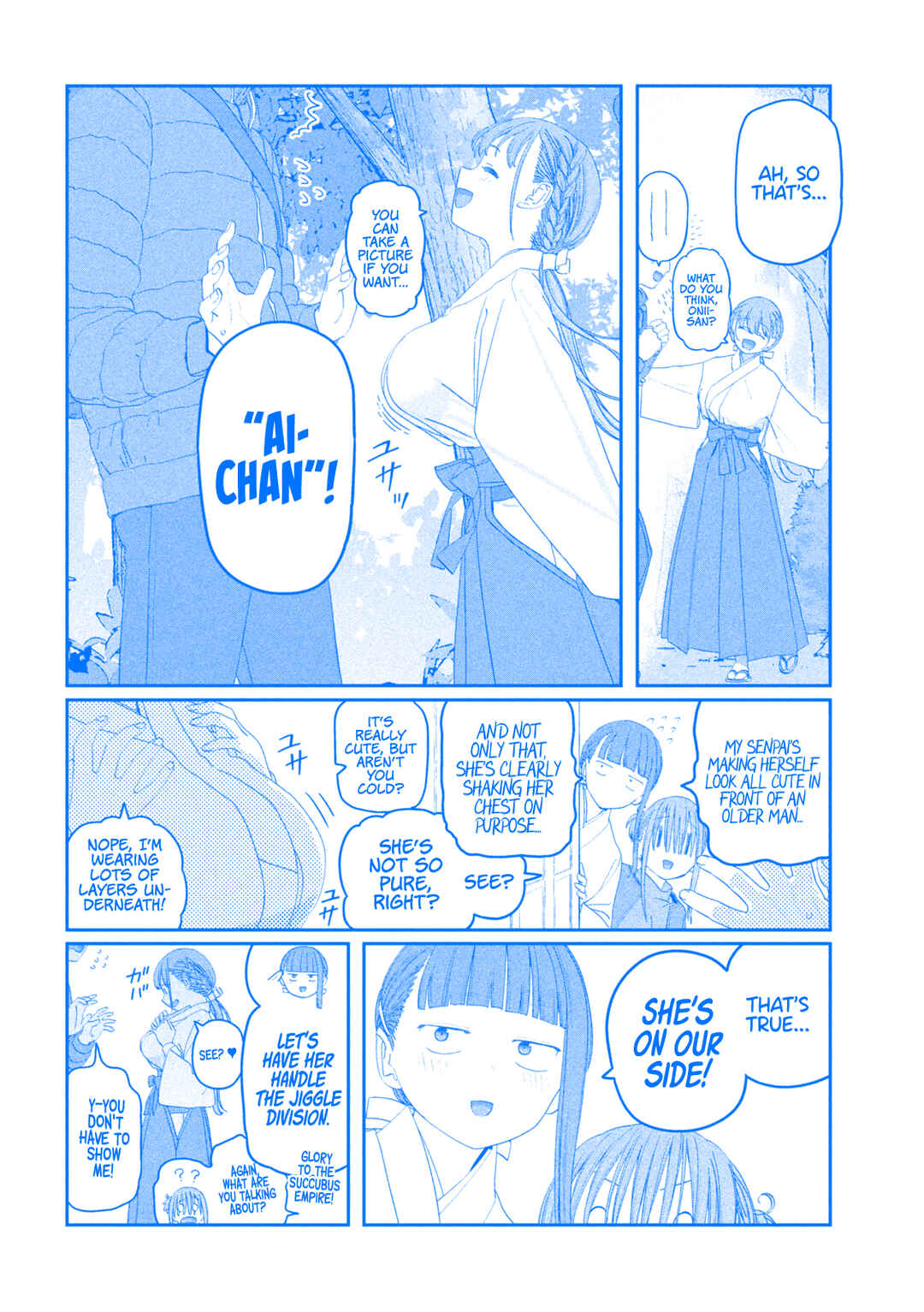 Page 13 Chapter 124 Getsuyoubi no Tawawa (Blue) (Fan Colored)
