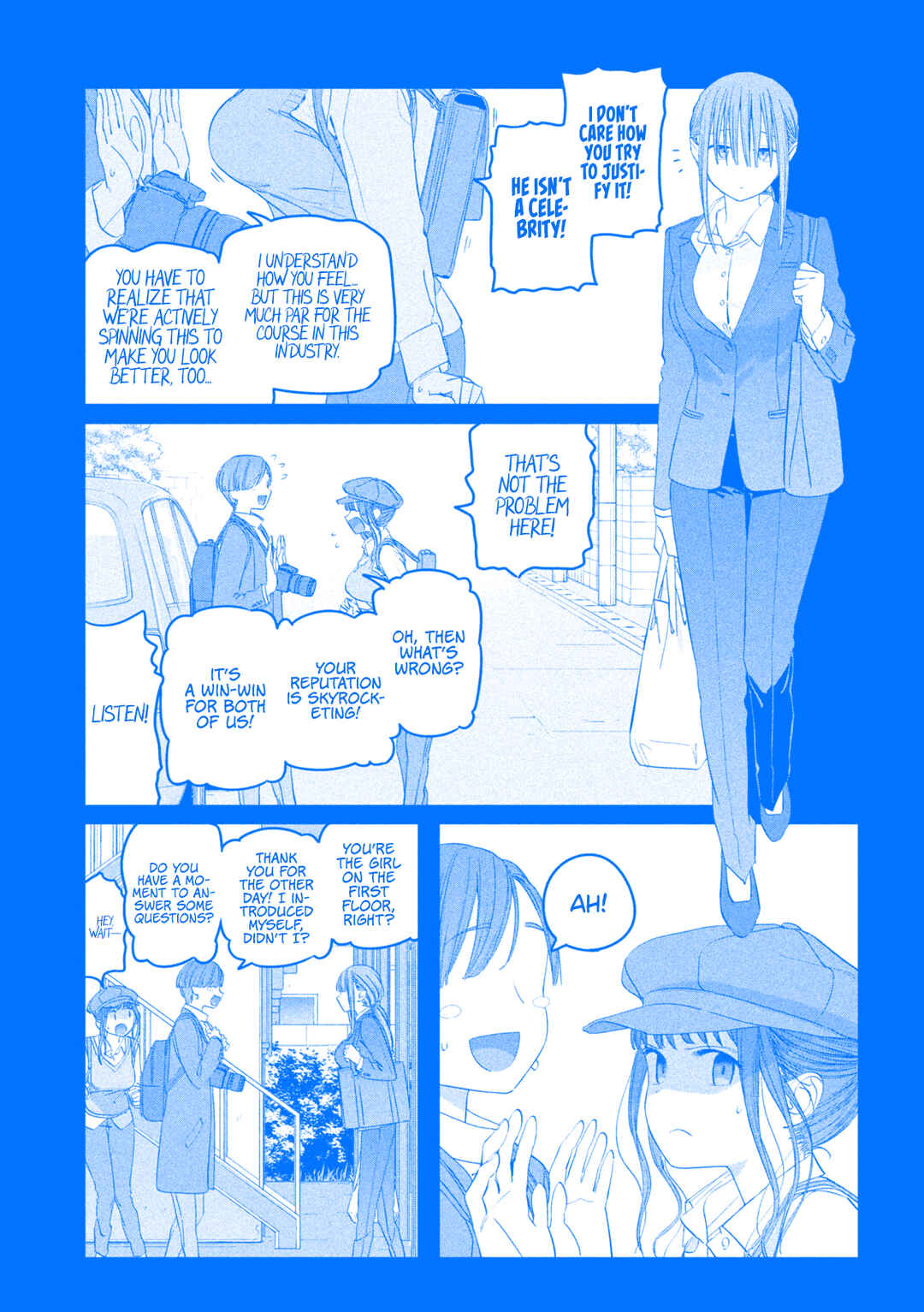 Page 10 Chapter 96 Getsuyoubi no Tawawa (Blue) (Fan Colored)