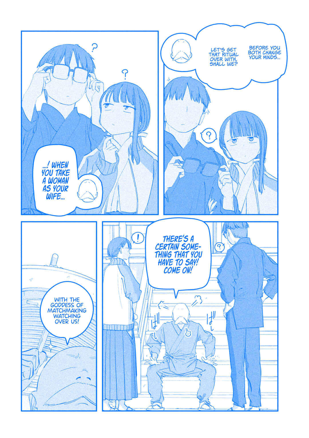 Page 12 Chapter 90 Getsuyoubi no Tawawa (Blue) (Fan Colored)