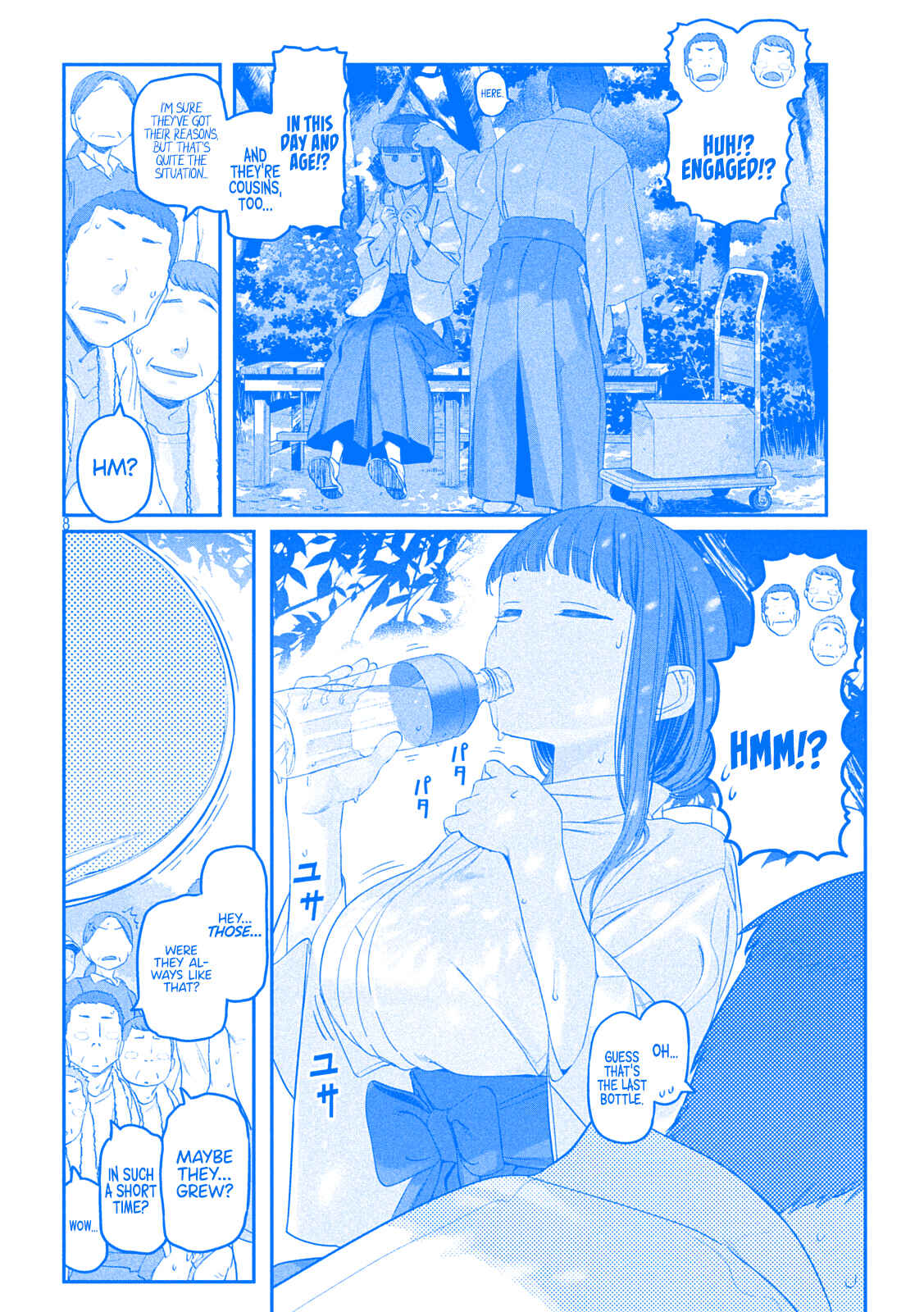 Page 8 Chapter 48 Getsuyoubi no Tawawa (Blue) (Fan Colored)
