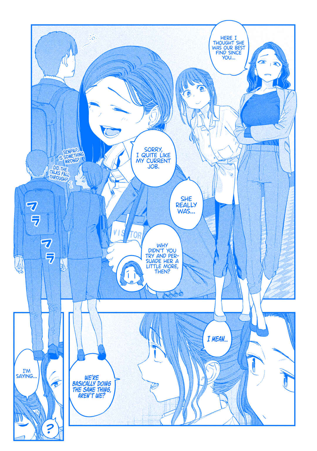 Page 12 Chapter 67 Getsuyoubi no Tawawa (Blue) (Fan Colored)
