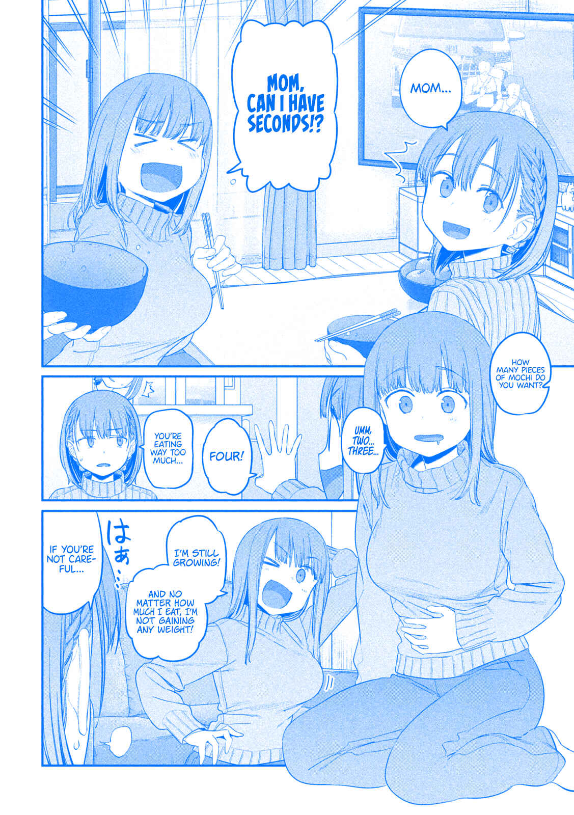 Page 4 Chapter 19 Getsuyoubi no Tawawa (Blue) (Fan Colored)