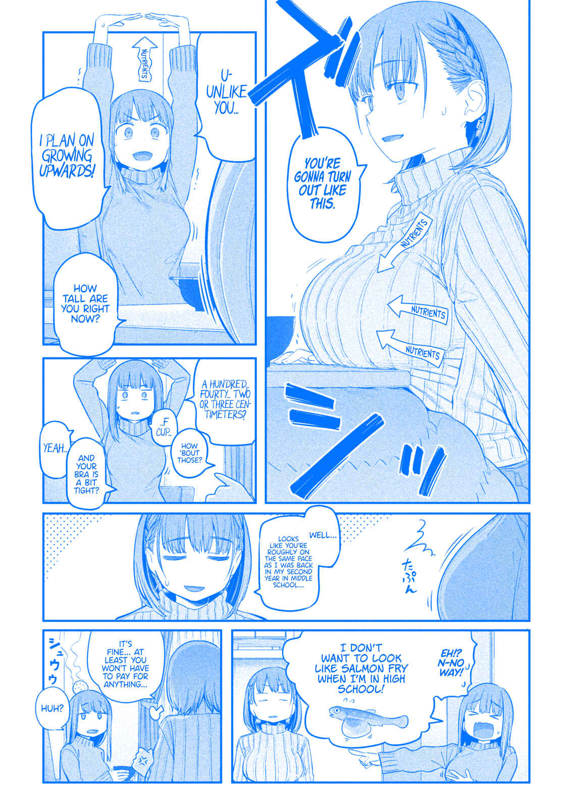 Page 5 Chapter 19 Getsuyoubi no Tawawa (Blue) (Fan Colored)