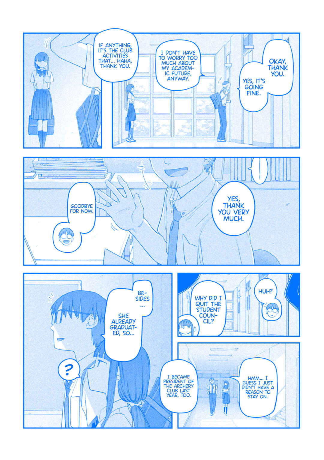 Page 5 Chapter 57 Getsuyoubi no Tawawa (Blue) (Fan Colored)