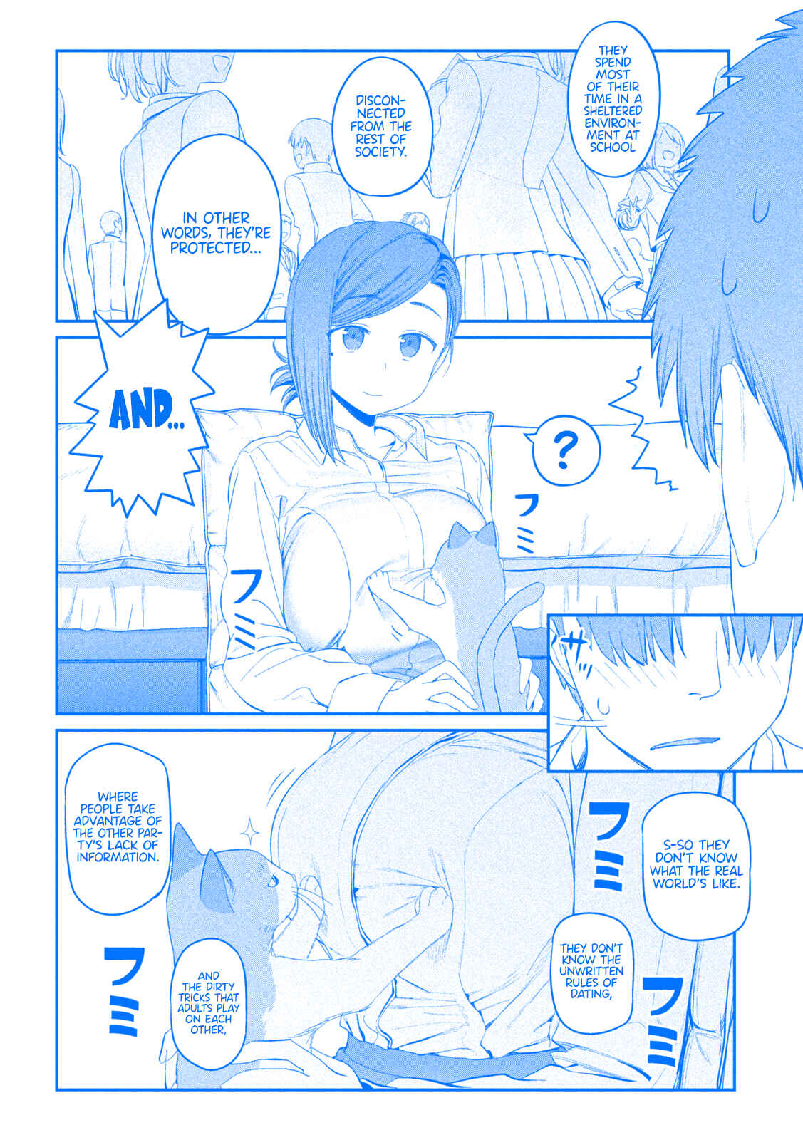 Page 10 Chapter 13 Getsuyoubi no Tawawa (Blue) (Fan Colored)