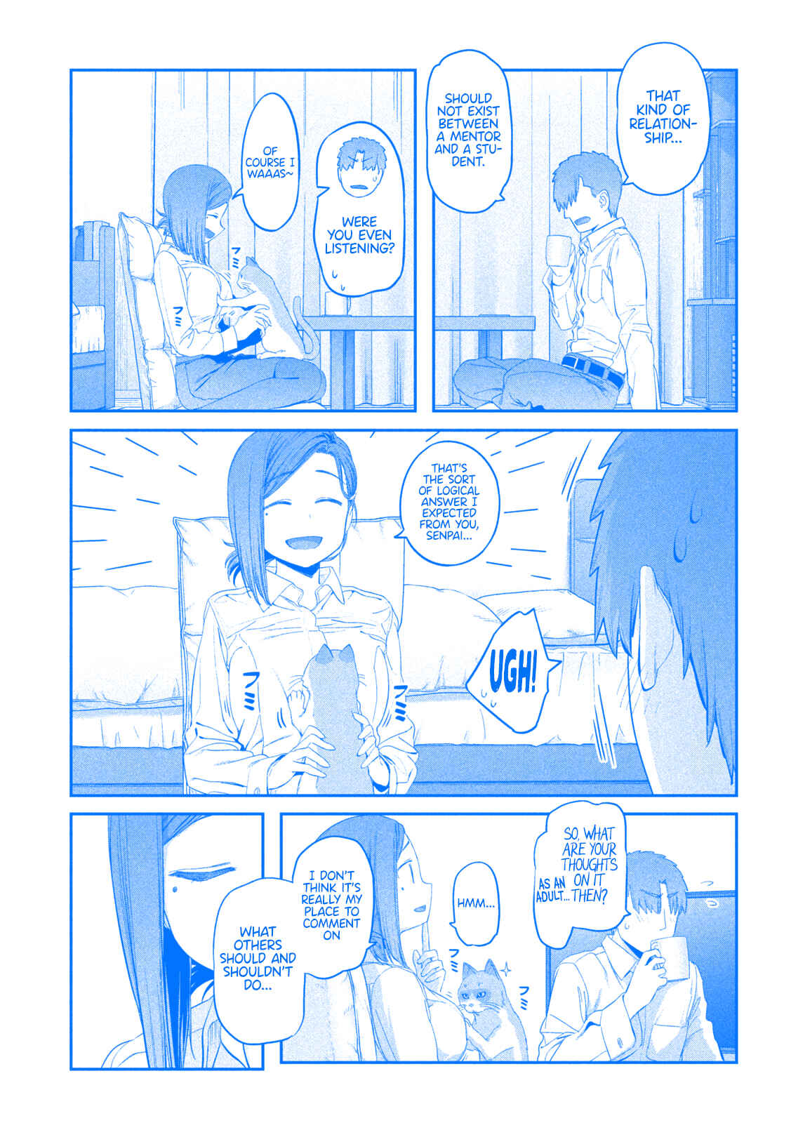 Page 11 Chapter 13 Getsuyoubi no Tawawa (Blue) (Fan Colored)
