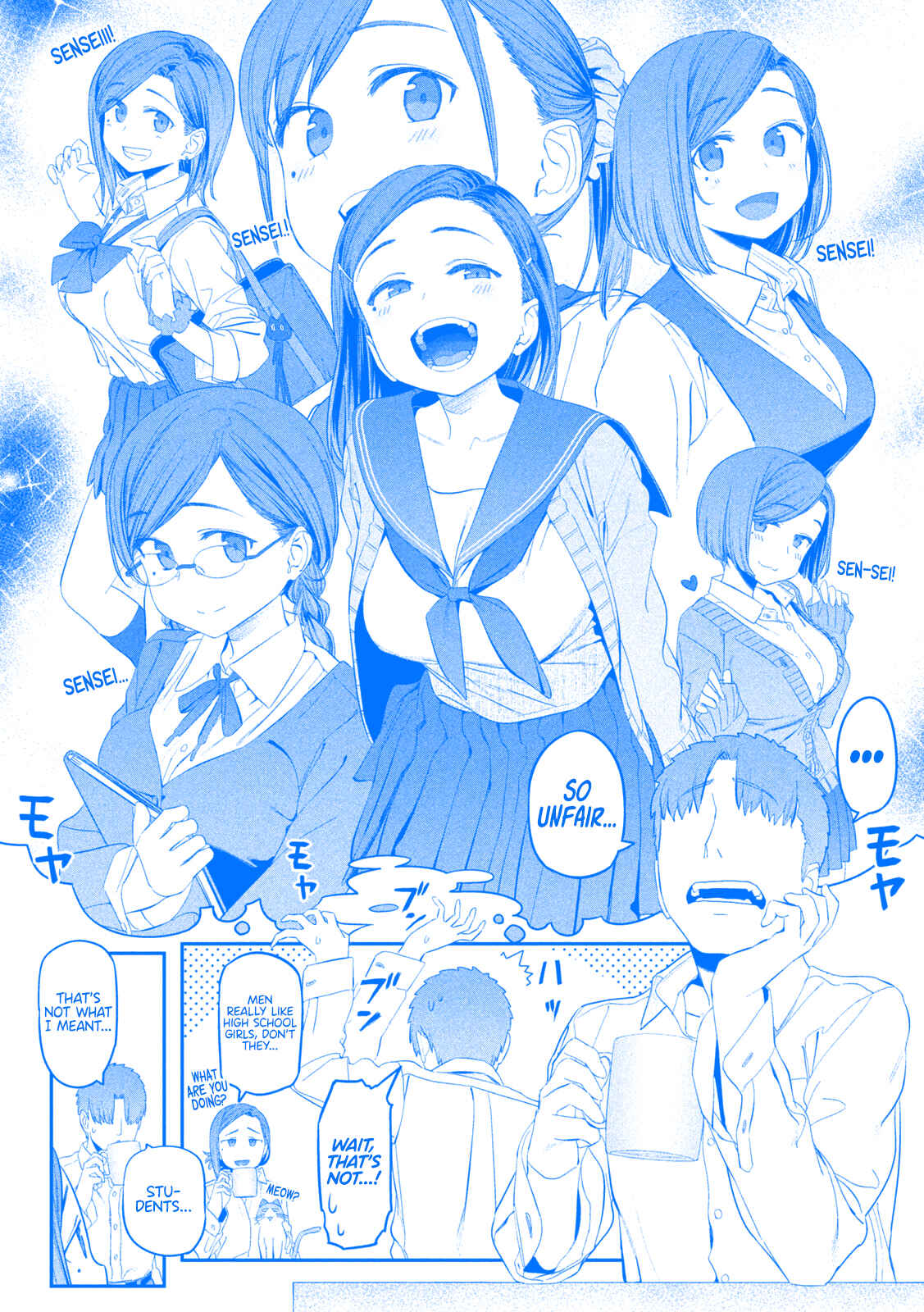 Page 9 Chapter 13 Getsuyoubi no Tawawa (Blue) (Fan Colored)
