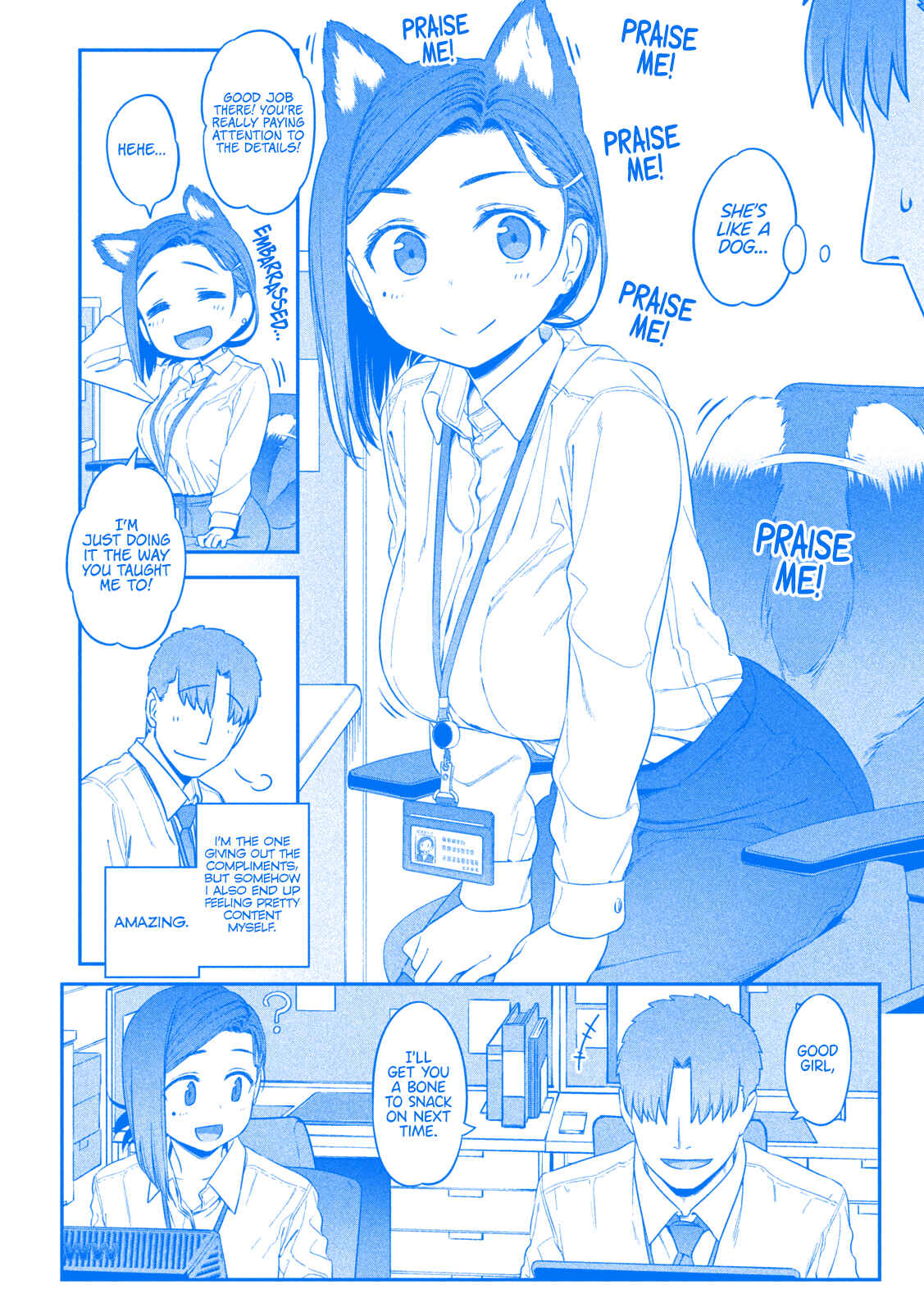 Page 7 Chapter 2 Getsuyoubi no Tawawa (Blue) (Fan Colored)