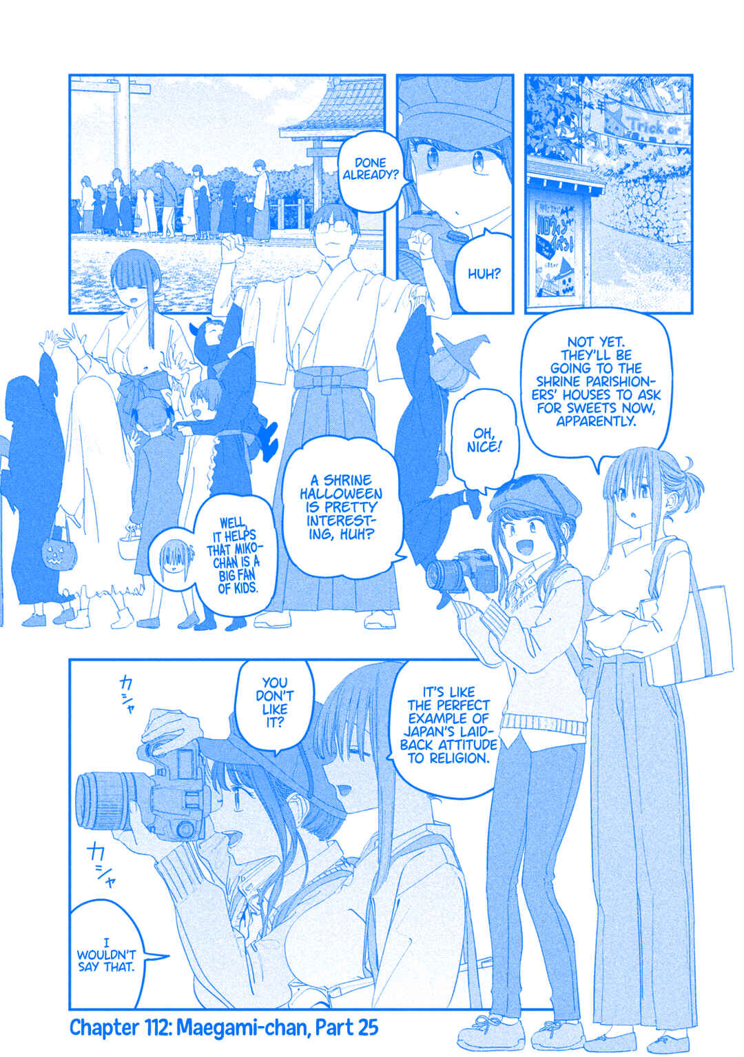 Page 2 Chapter 112 Getsuyoubi no Tawawa (Blue) (Fan Colored)