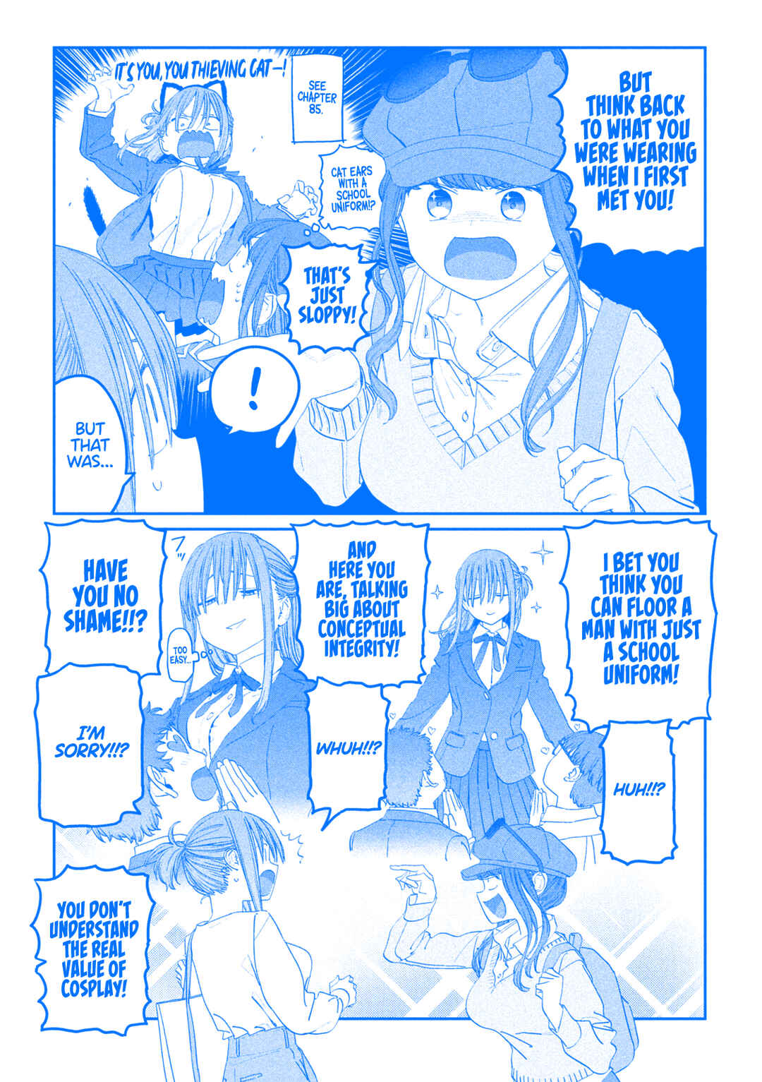 Page 4 Chapter 112 Getsuyoubi no Tawawa (Blue) (Fan Colored)