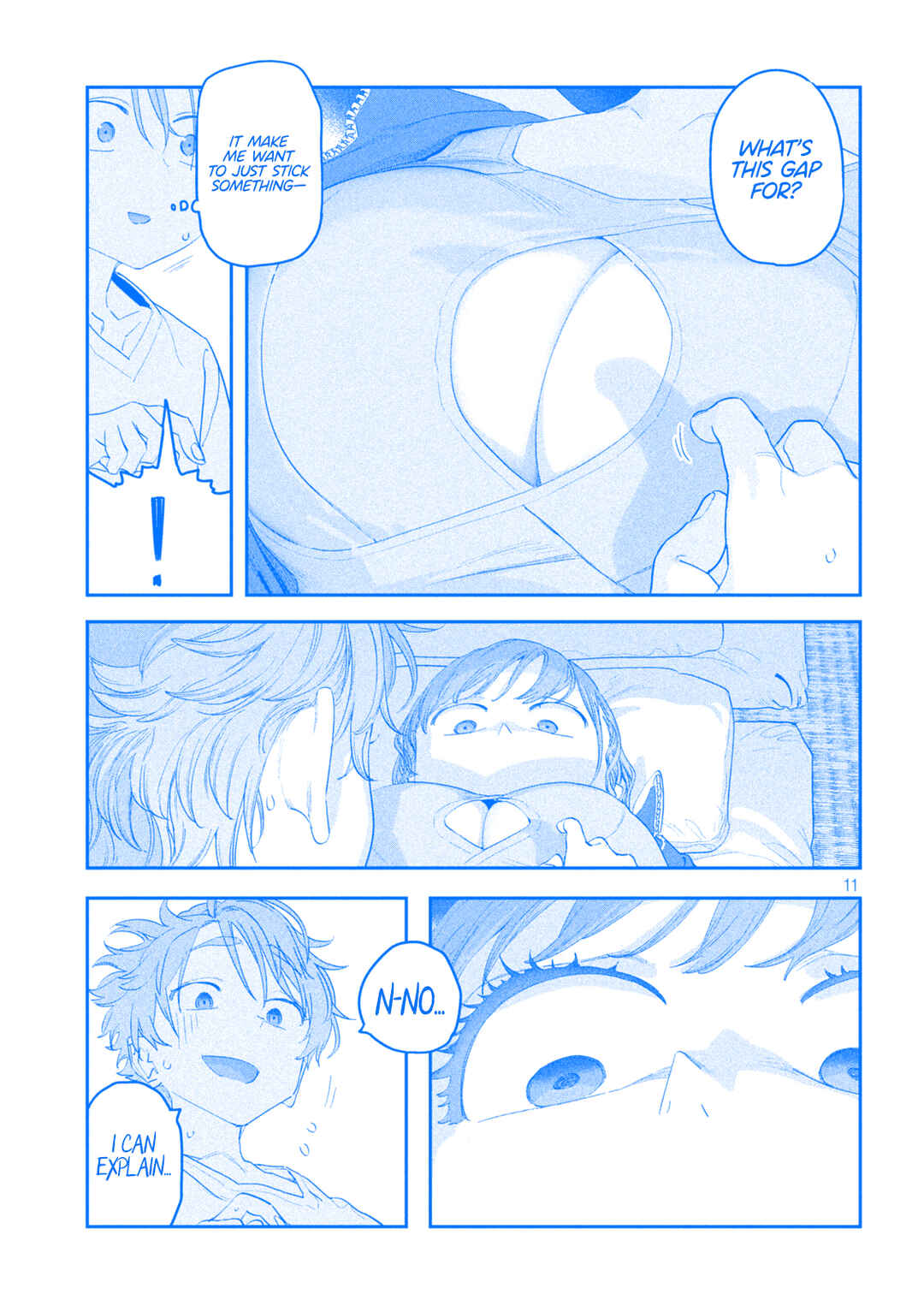 Page 12 Chapter 101 Getsuyoubi no Tawawa (Blue) (Fan Colored)