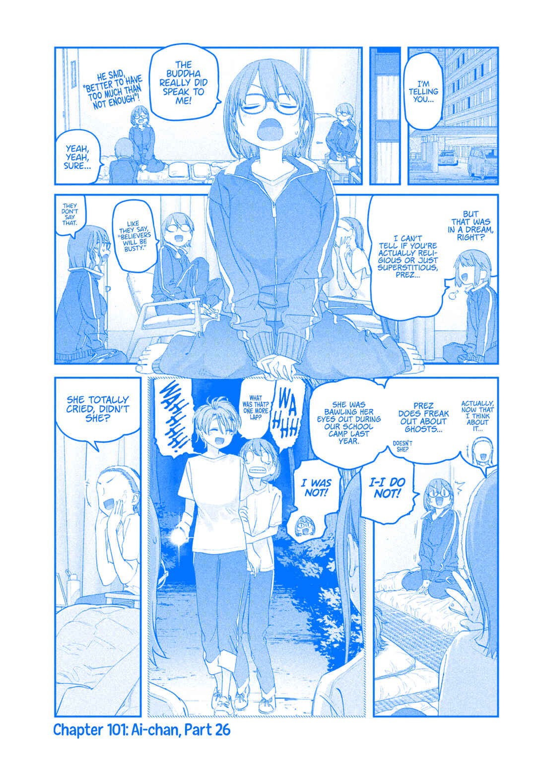 Page 2 Chapter 101 Getsuyoubi no Tawawa (Blue) (Fan Colored)