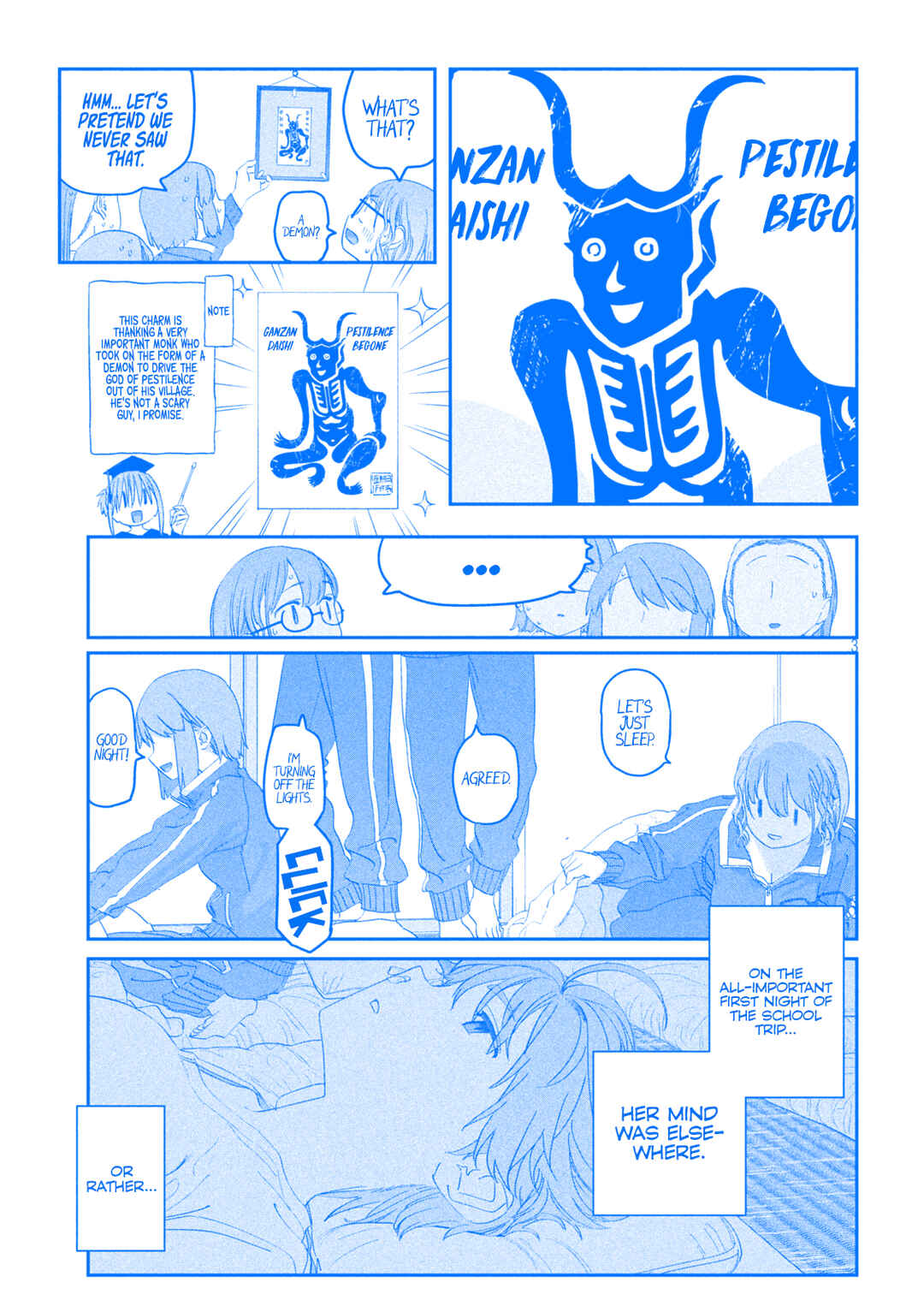 Page 4 Chapter 101 Getsuyoubi no Tawawa (Blue) (Fan Colored)