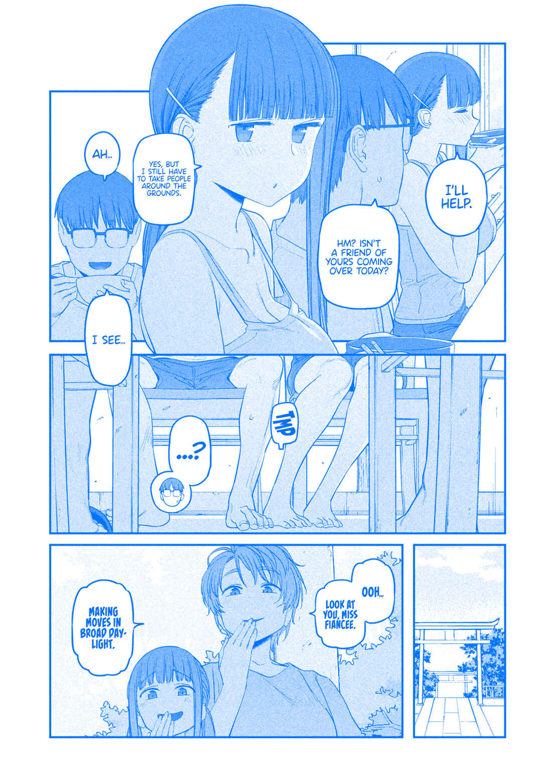 Page 4 Chapter 63 Getsuyoubi no Tawawa (Blue) (Fan Colored)