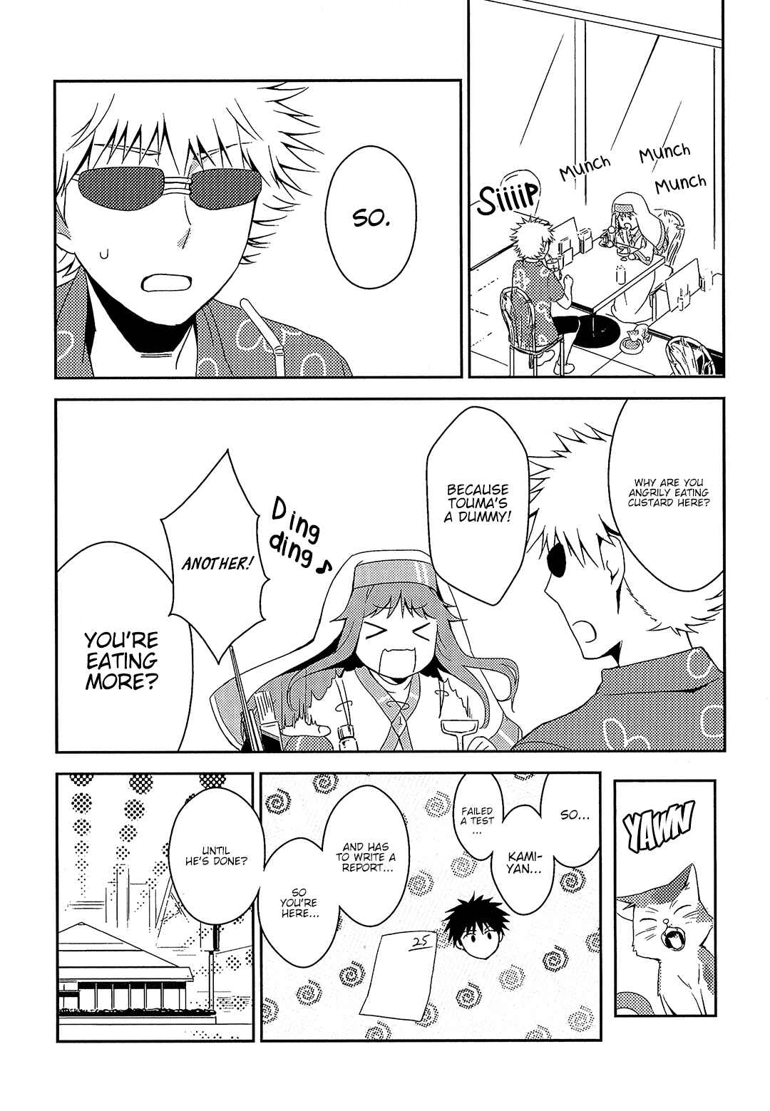 Page 3 Chapter 4 Koushiki Comic Anthology - Toaru Kagaku no Railgun featuring Toaru Majutsu no Index