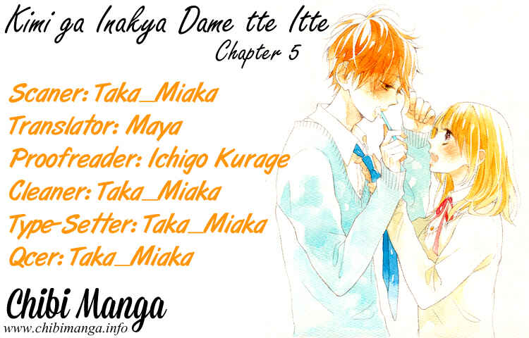 Page 1 Chapter 5 Kimi ga Inakya Dame tte Itte
