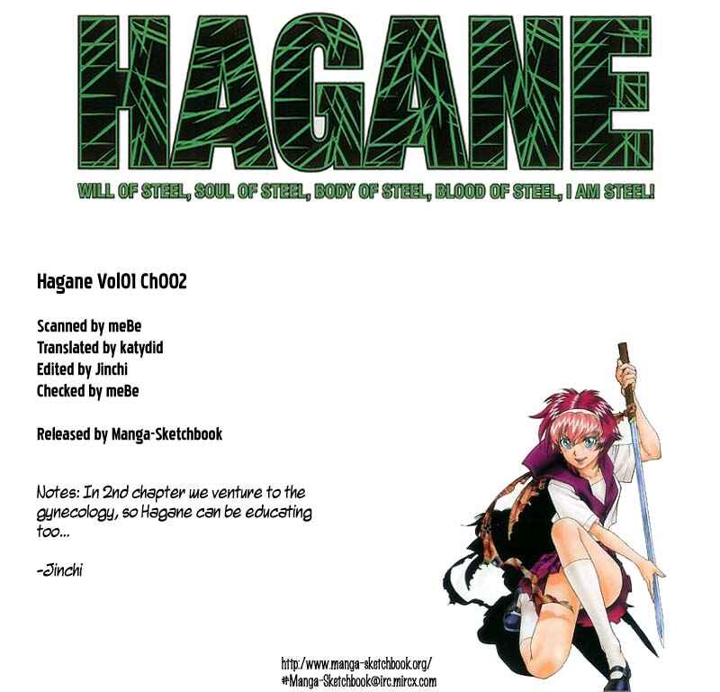 Page 1 Chapter 2 Hagane