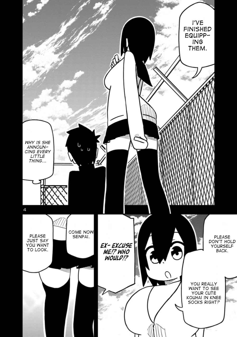 Page 4 Chapter 58 Kawaii Kouhai ni Iwasaretai