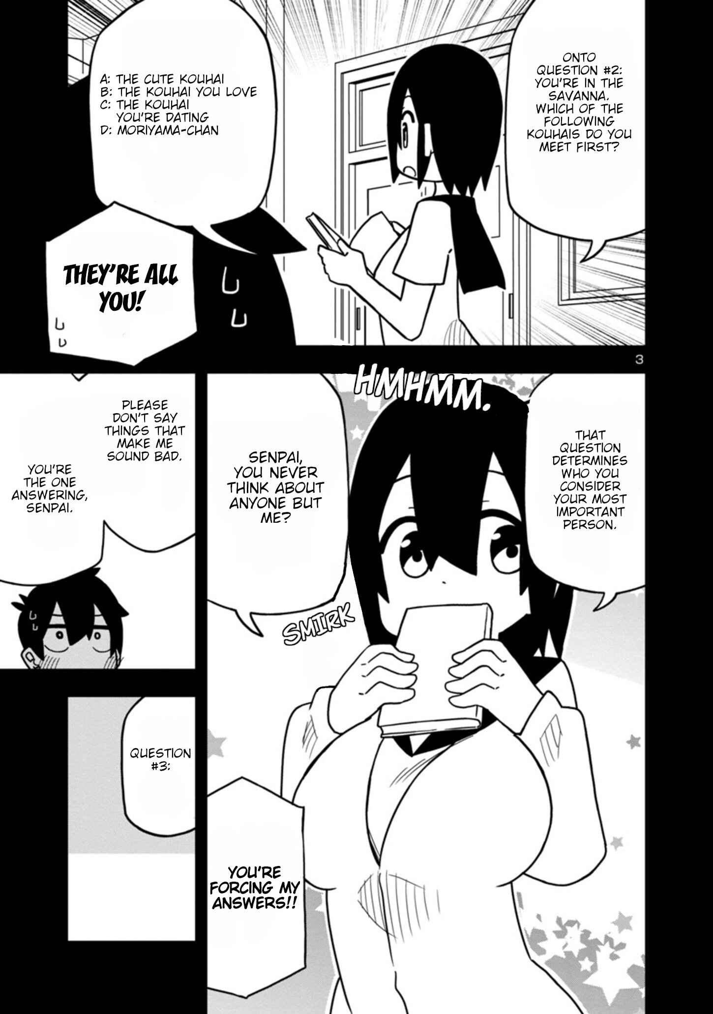 Page 3 Chapter 45 Kawaii Kouhai ni Iwasaretai