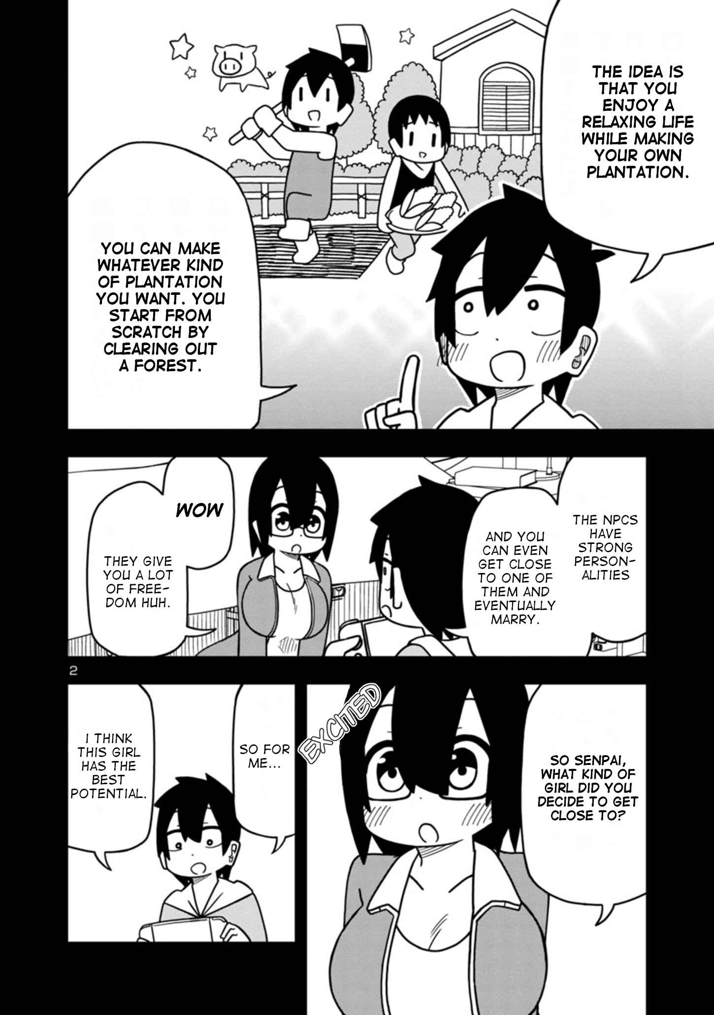 Page 2 Chapter 51 Kawaii Kouhai ni Iwasaretai