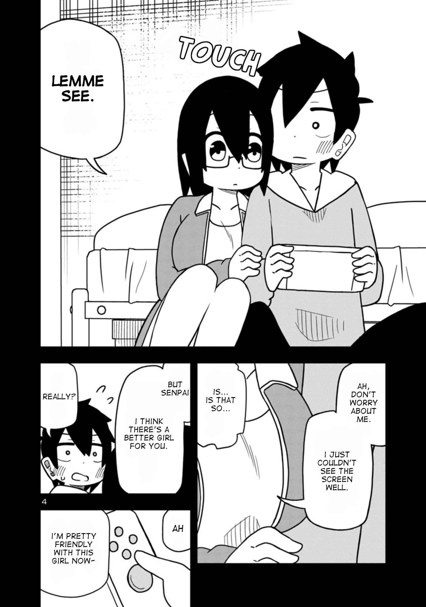 Page 4 Chapter 51 Kawaii Kouhai ni Iwasaretai