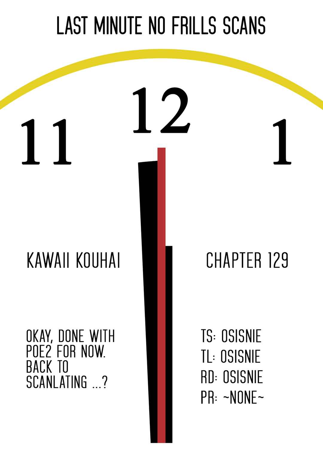 Page 12 Chapter 129 Kawaii Kouhai ni Iwasaretai