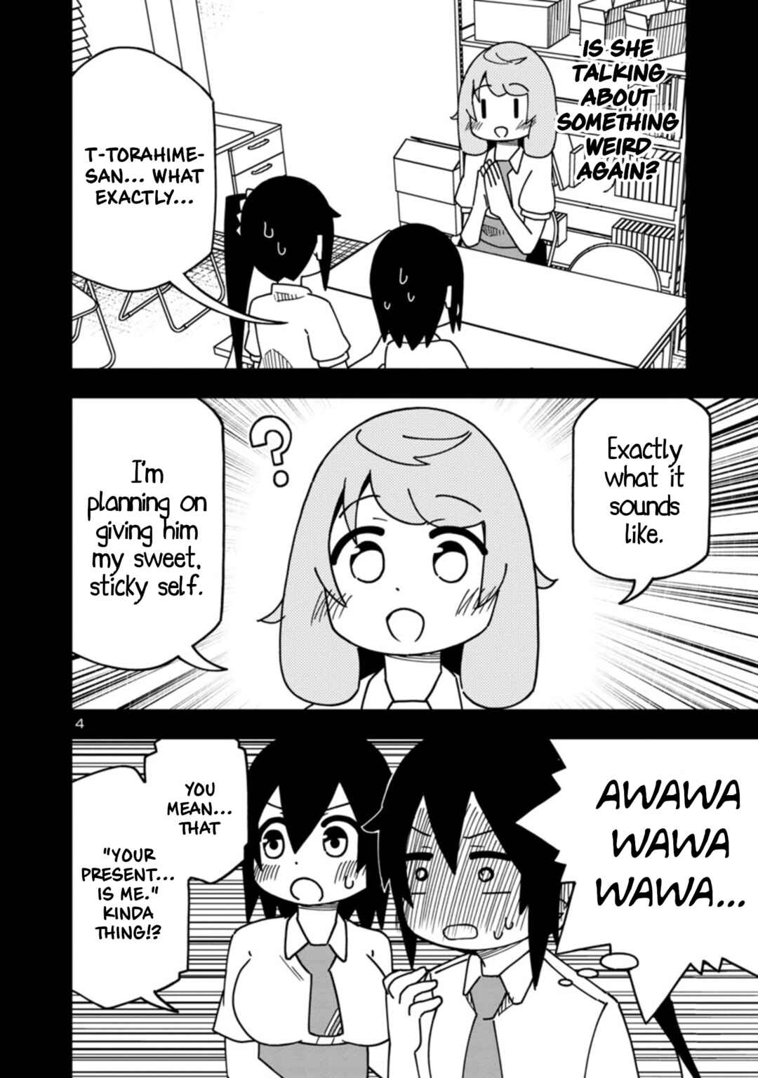 Page 4 Chapter 97 Kawaii Kouhai ni Iwasaretai