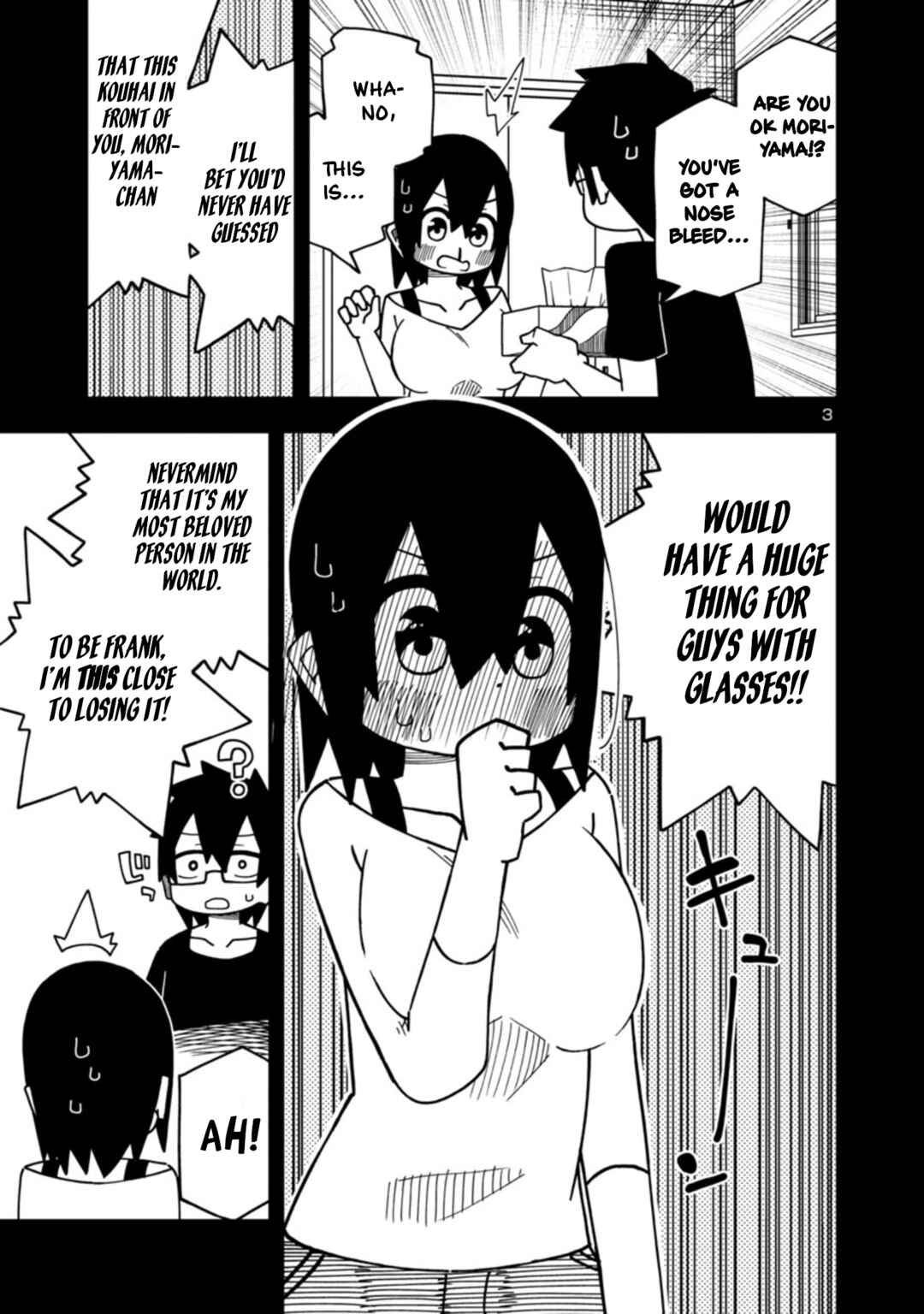 Page 3 Chapter 92 Kawaii Kouhai ni Iwasaretai