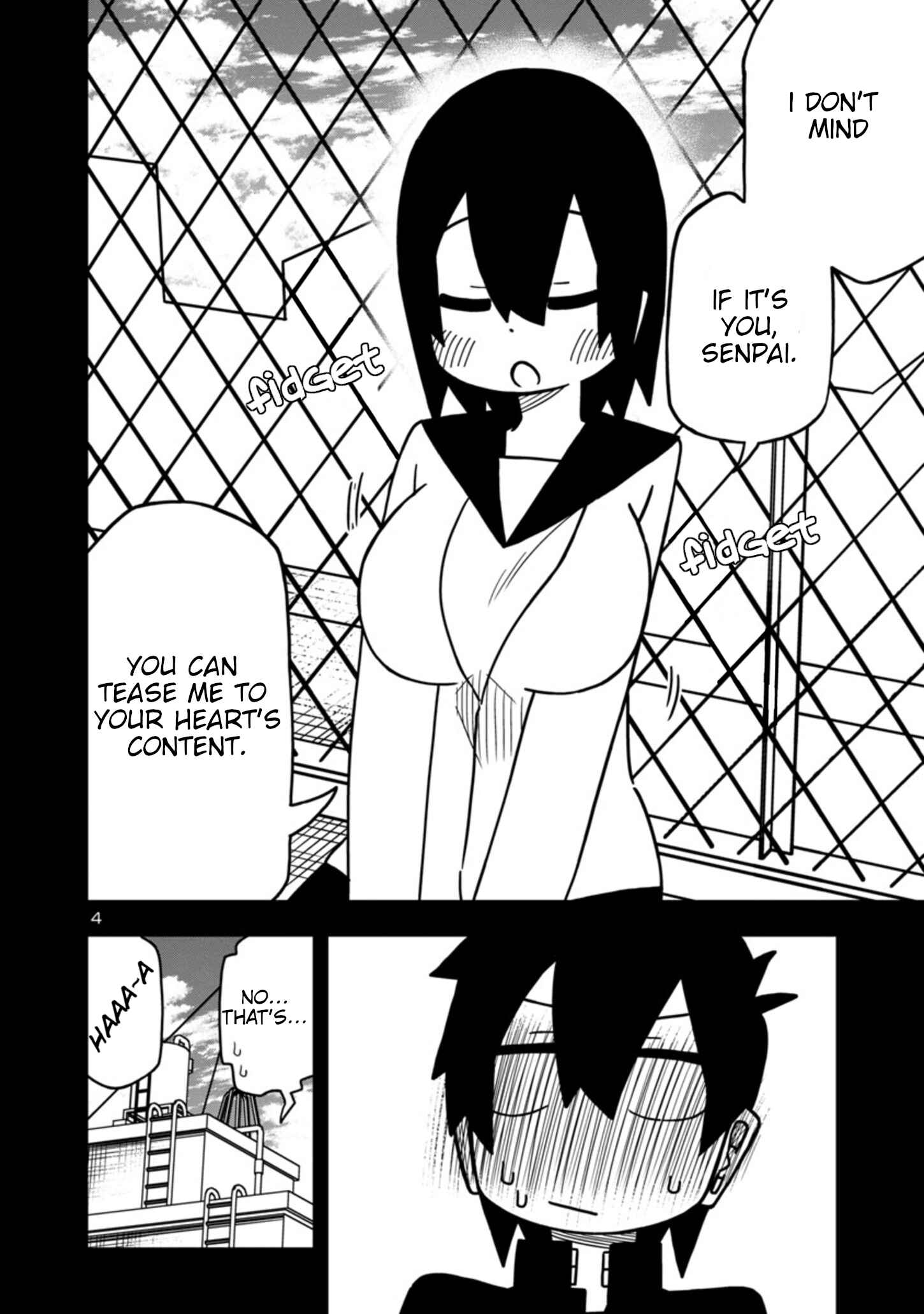 Page 4 Chapter 59 Kawaii Kouhai ni Iwasaretai