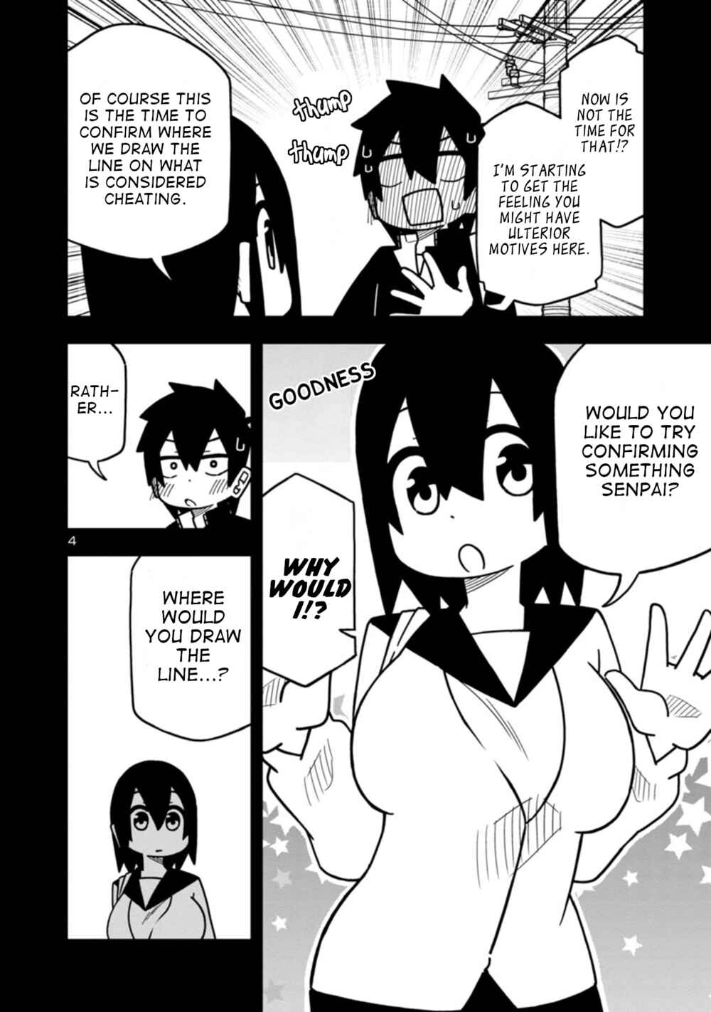 Page 4 Chapter 74 Kawaii Kouhai ni Iwasaretai