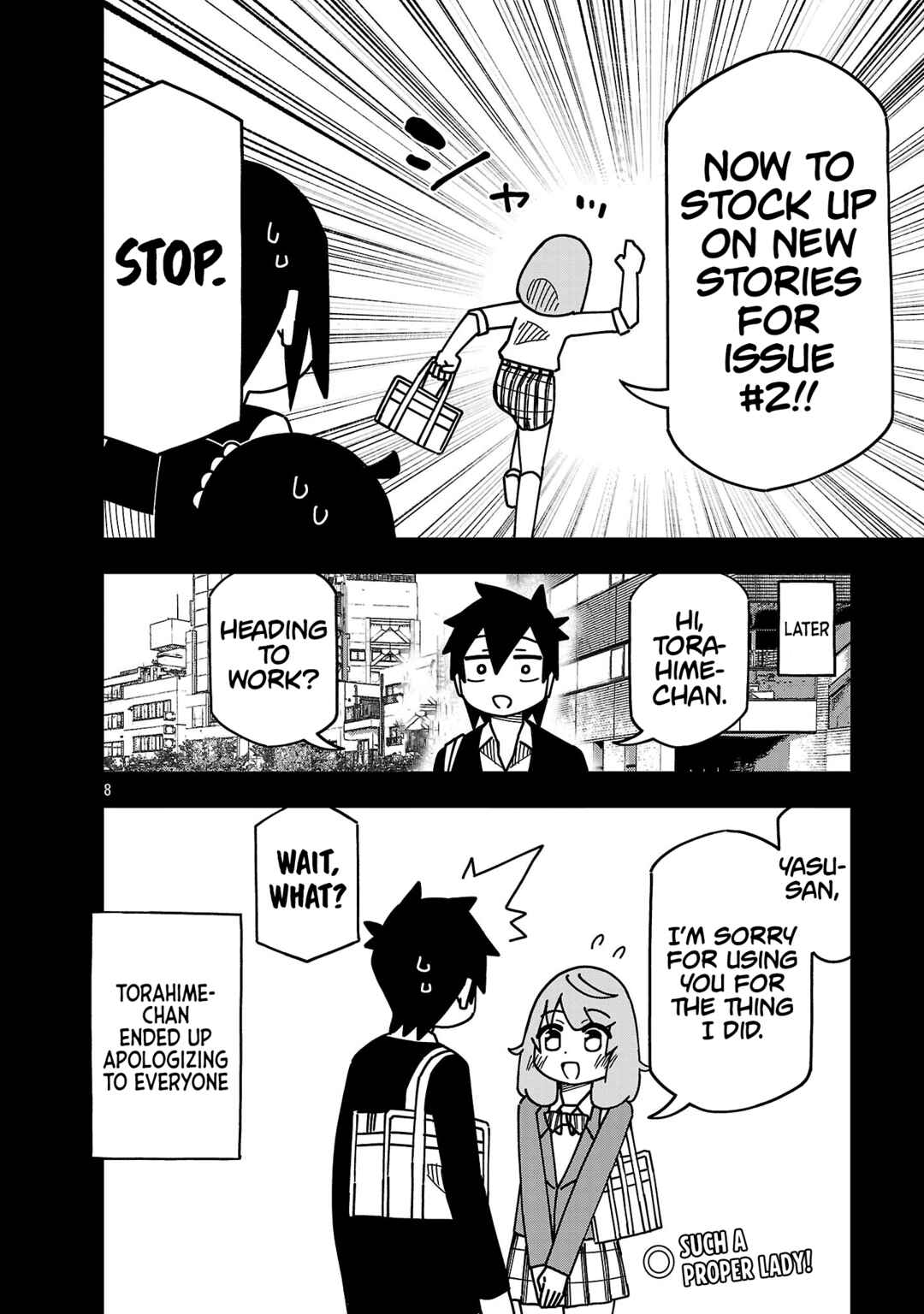 Page 8 Chapter 140 Kawaii Kouhai ni Iwasaretai