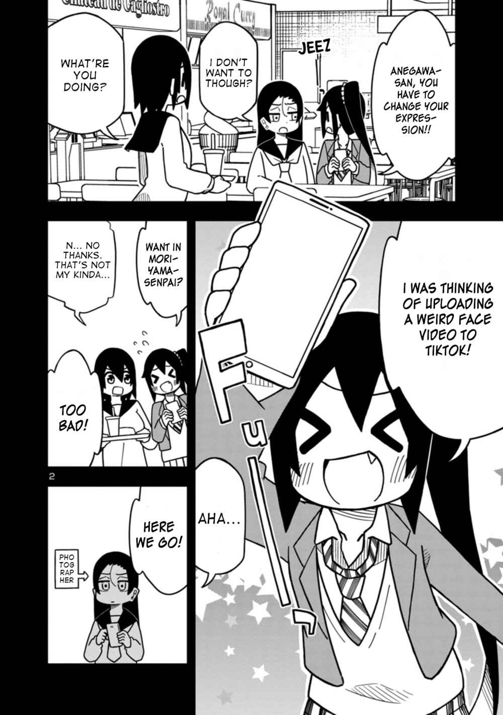 Page 2 Chapter 70 Kawaii Kouhai ni Iwasaretai