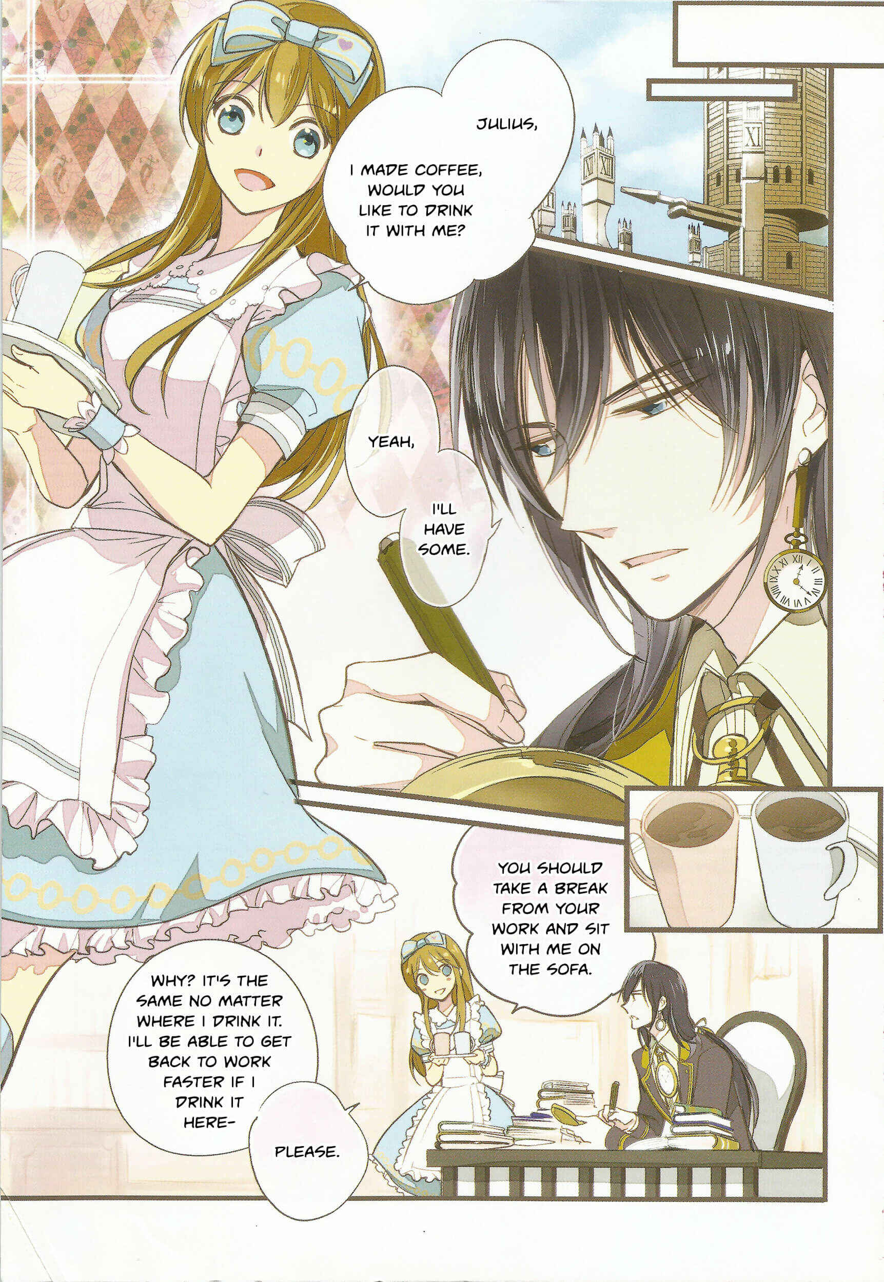 Page 2 Chapter 1 Alice in the Country of Hearts ~Wonderful Twin World~ Love, Storms, and Flower Clocks