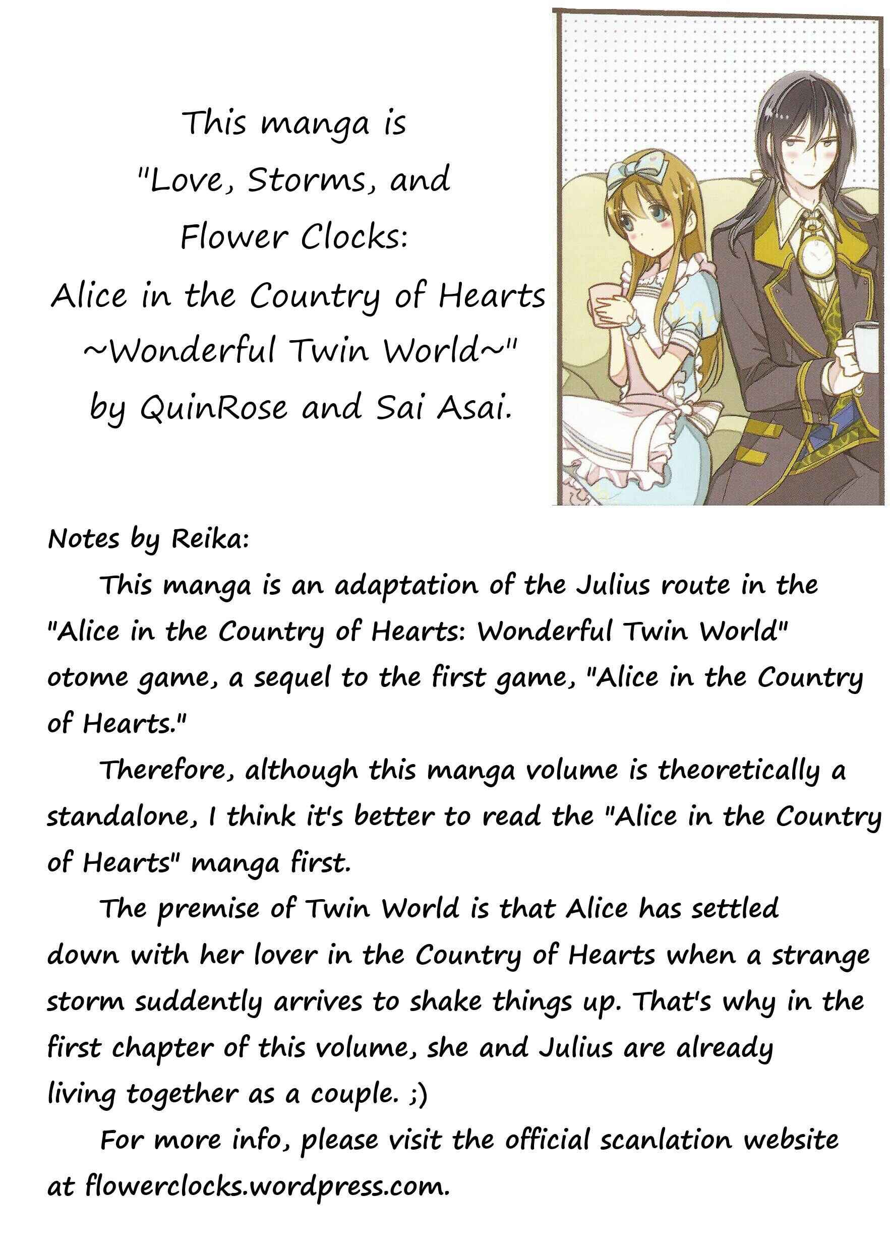 Page 43 Chapter 1 Alice in the Country of Hearts ~Wonderful Twin World~ Love, Storms, and Flower Clocks