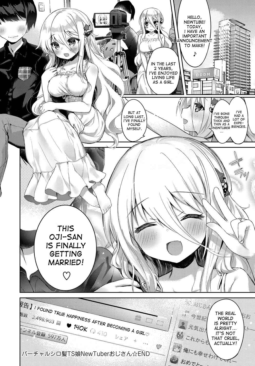 Page 26 Chapter Unknown_ed29 Virtual Shirokami TS Musume NewTuber Oji-San