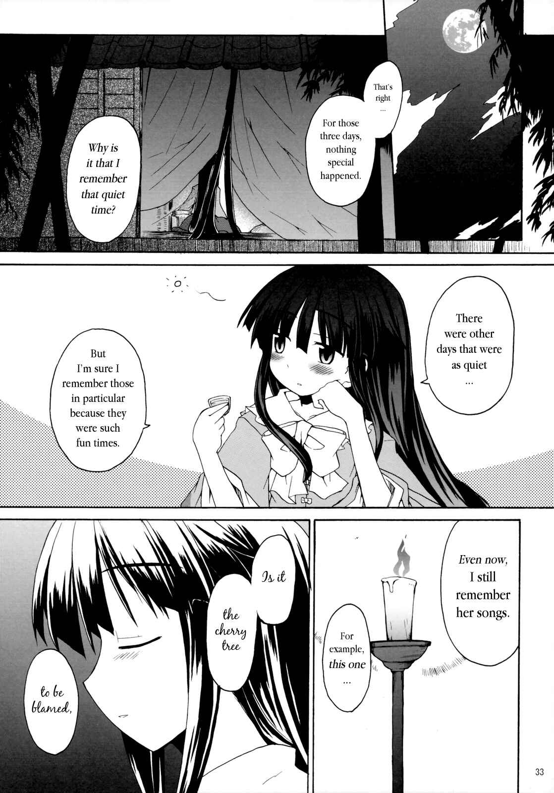 Page 32 Chapter 1 Touhou - Time of the Full Moon (Doujinshi)