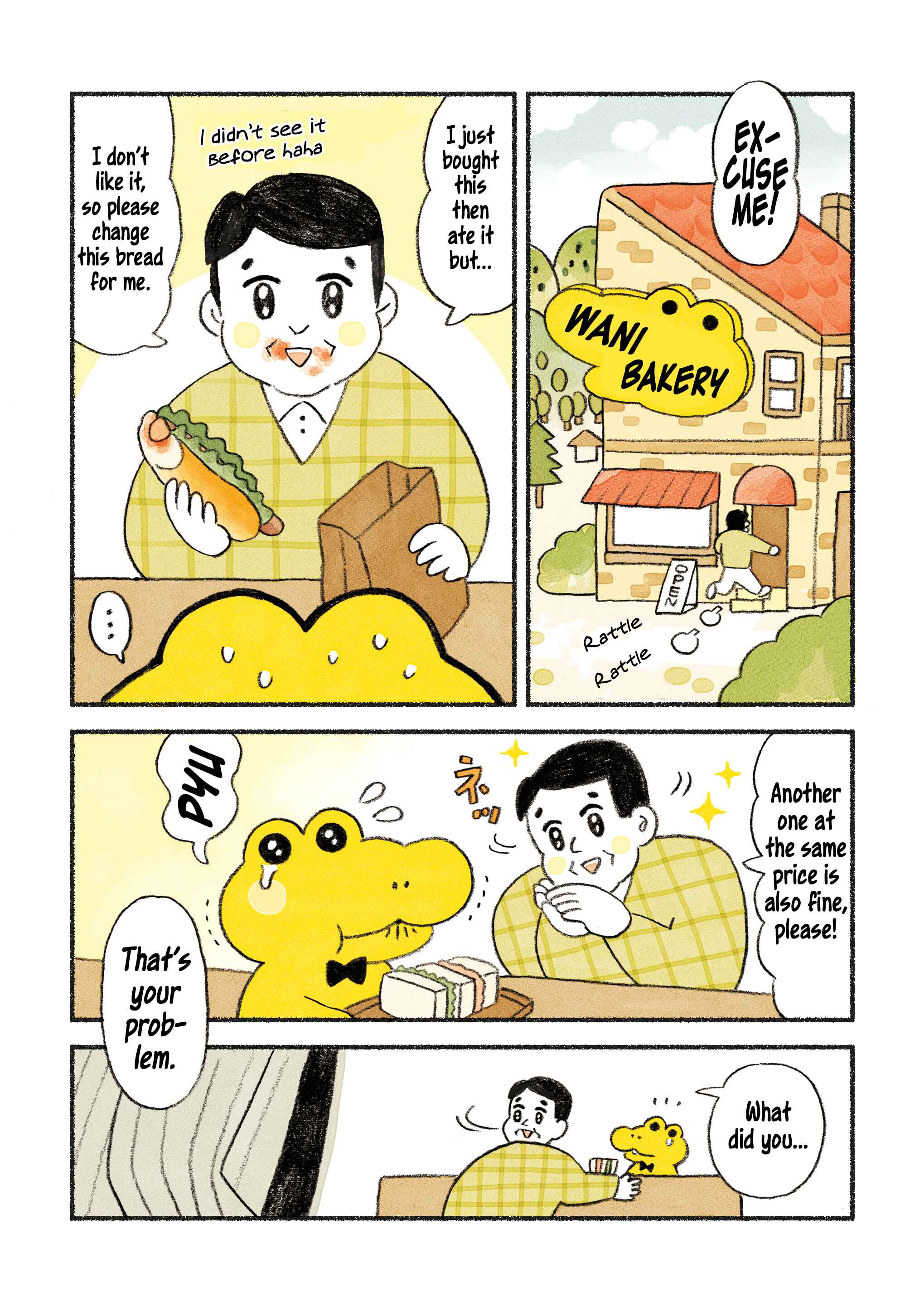 Page 1 Chapter 2 Good Luck, Bread Crocodile!