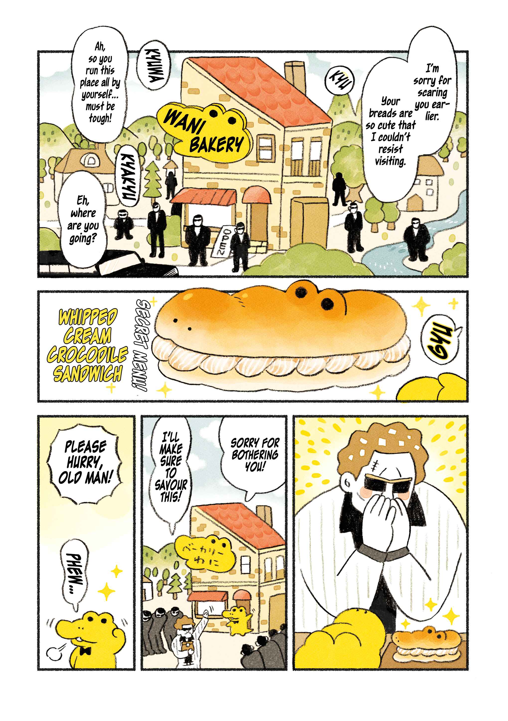 Page 4 Chapter 2 Good Luck, Bread Crocodile!